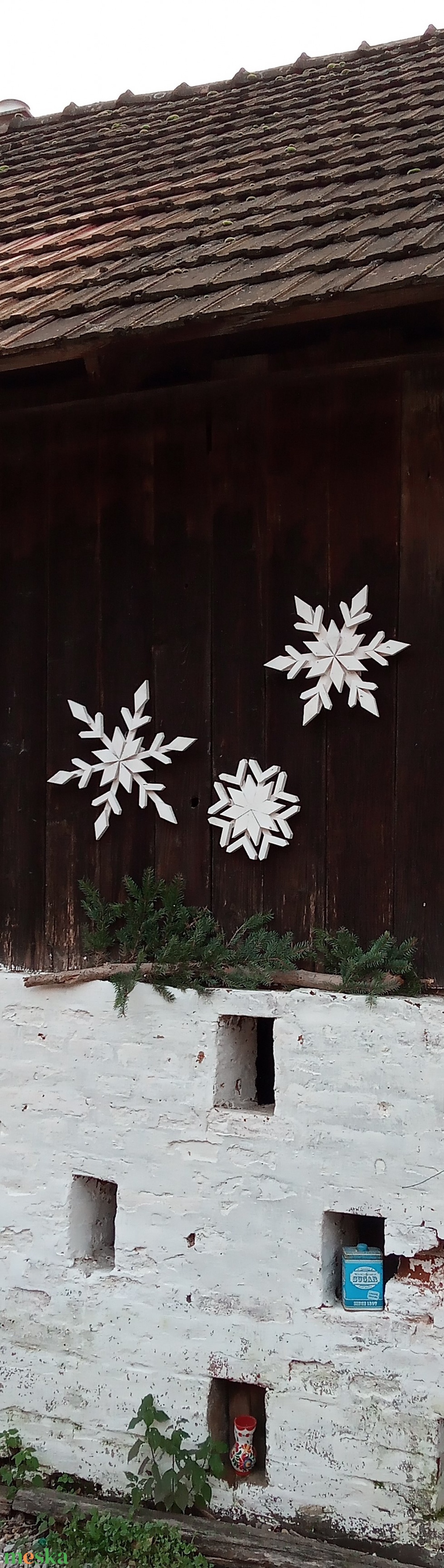 ÓRIÁSI fa hópihe szett - karácsony - adventi díszek - adventi ajtódísz - Meska.hu