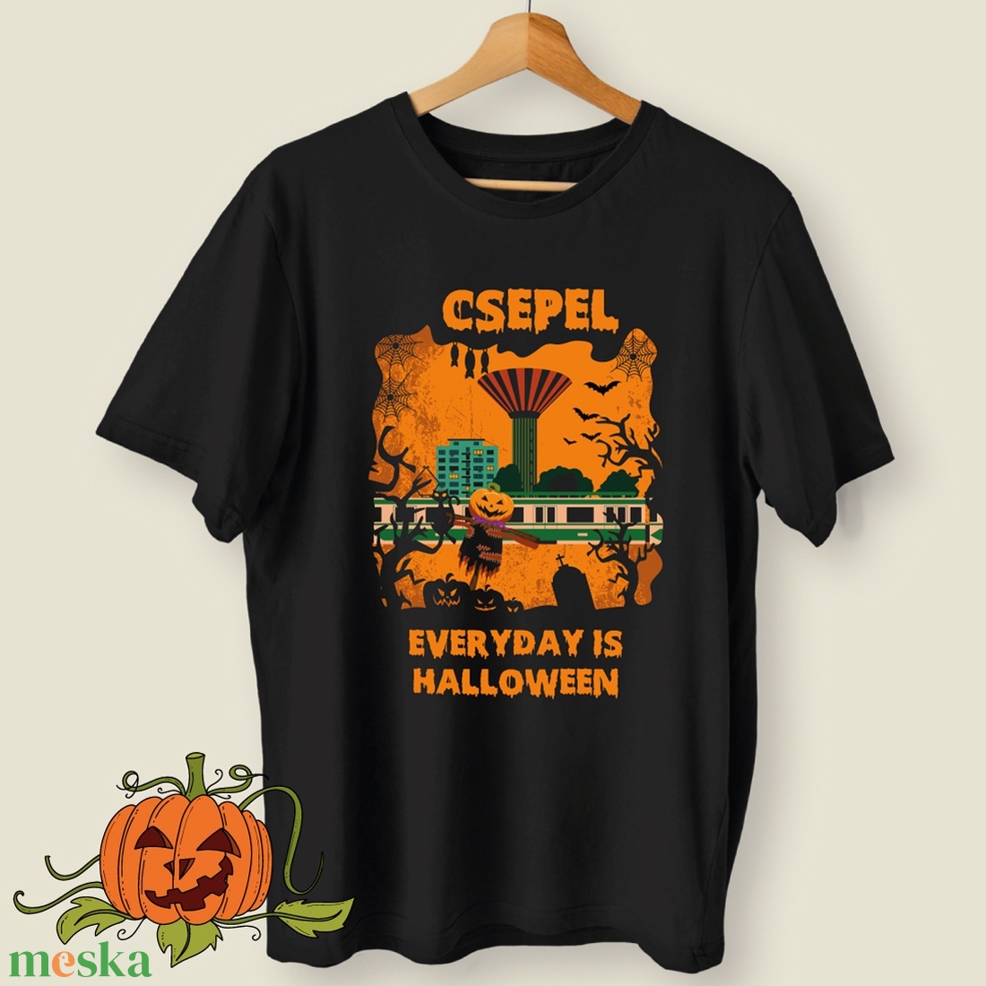 Csepel - Everyday is Halloween - férfi póló - ruha & divat - férfi ruha - póló - Meska.hu