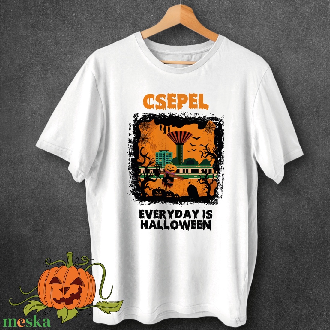 Csepel - Everyday is Halloween - férfi póló - ruha & divat - férfi ruha - póló - Meska.hu