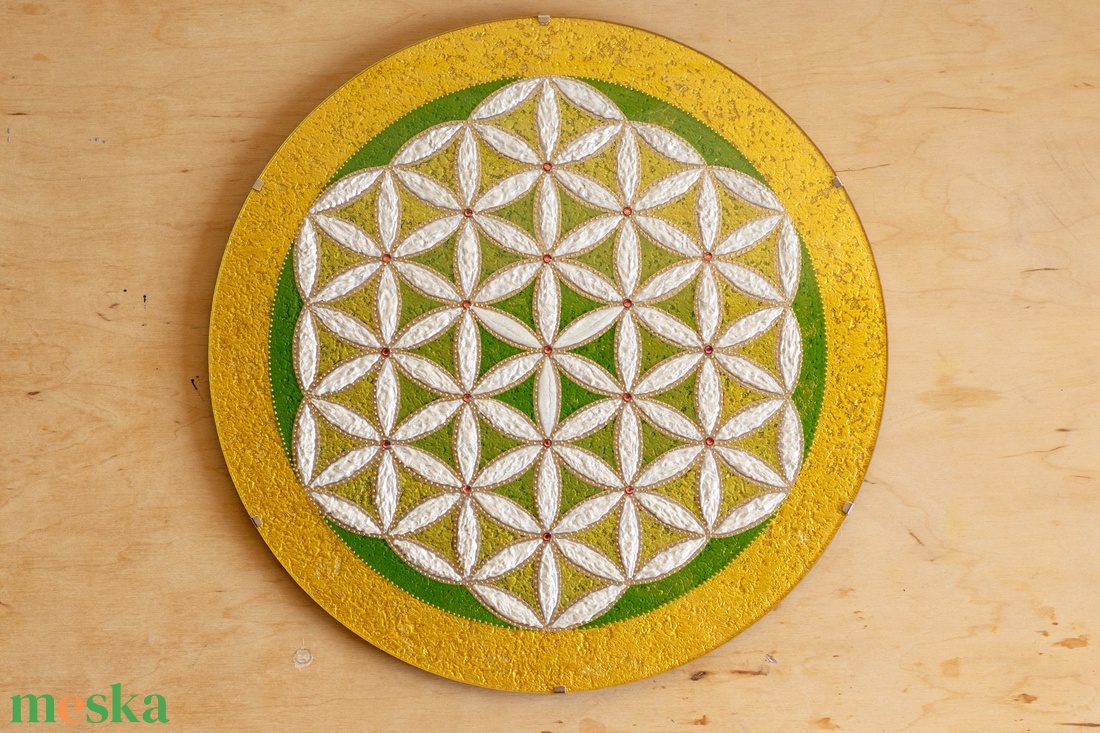 Élet virága mandala - otthon & életmód - dekoráció - spiritualitás - mandala - Meska.hu