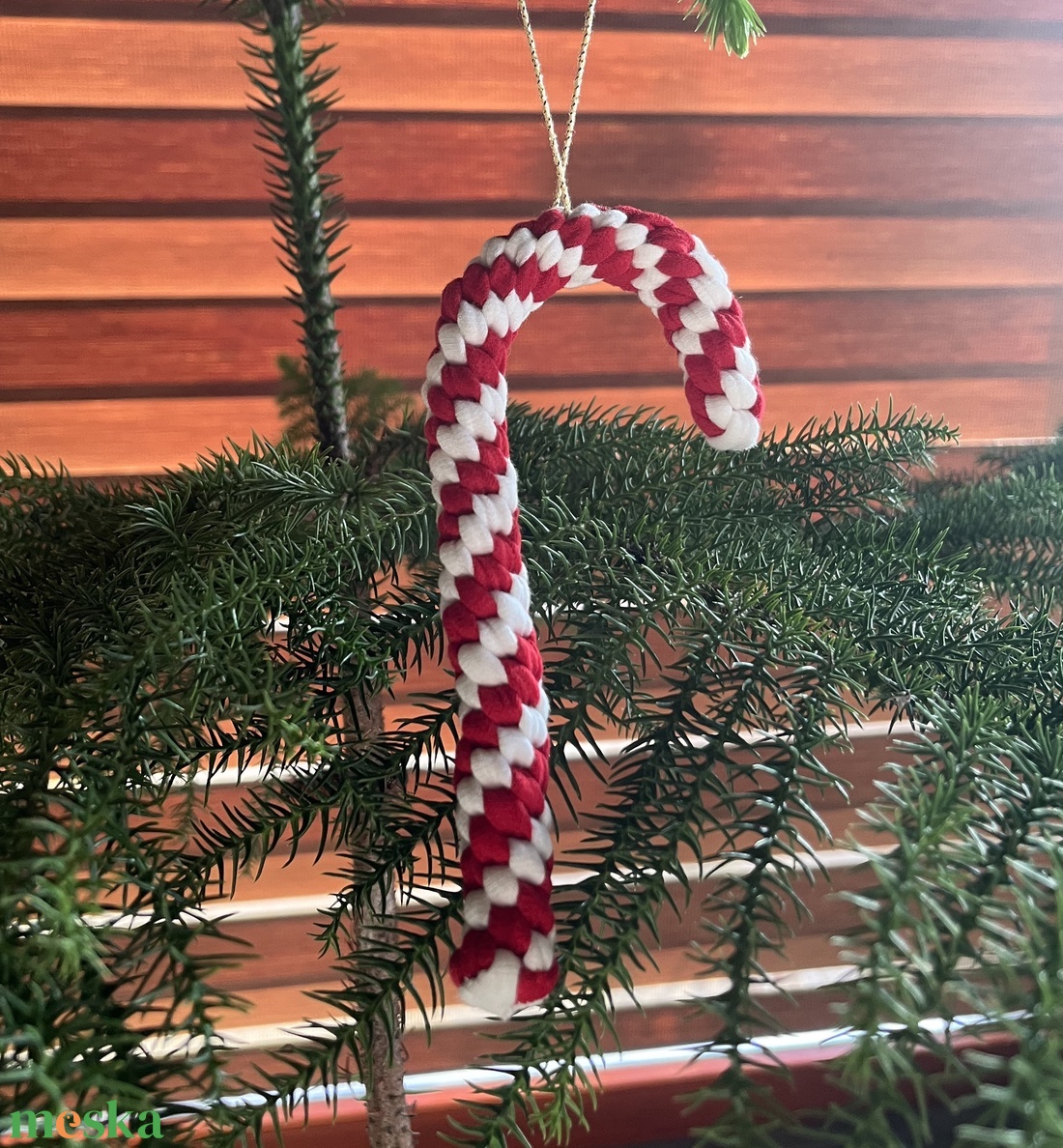 Candy cane / cukorbot - karácsony - karácsonyi lakásdekoráció - karácsonyfadíszek - Meska.hu