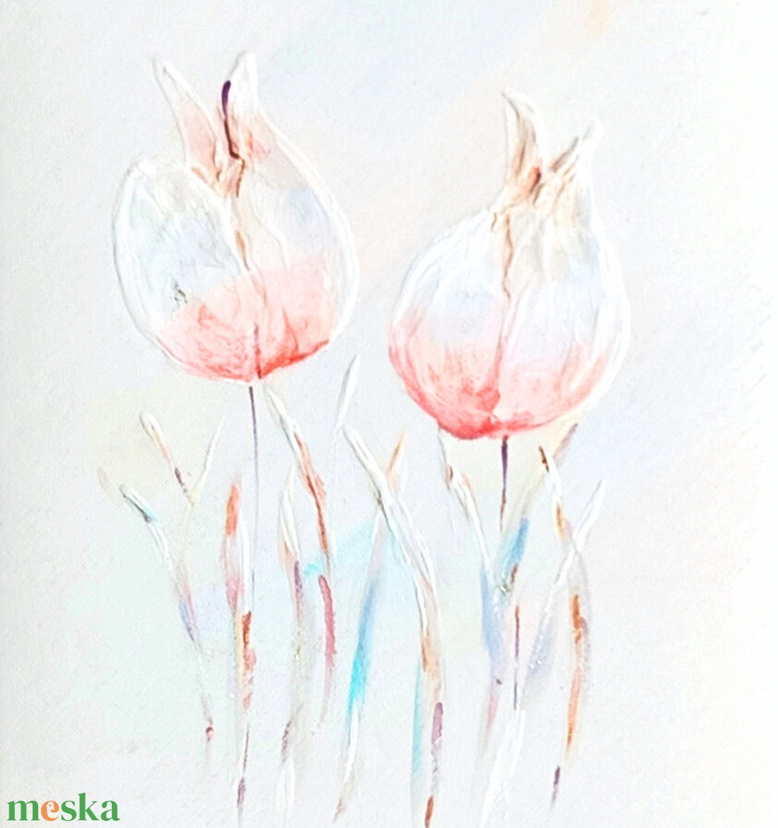 Tulipános fotóalbum 13x18 cm-es fotóknak - esküvő - emlék & ajándék - album & fotóalbum - Meska.hu