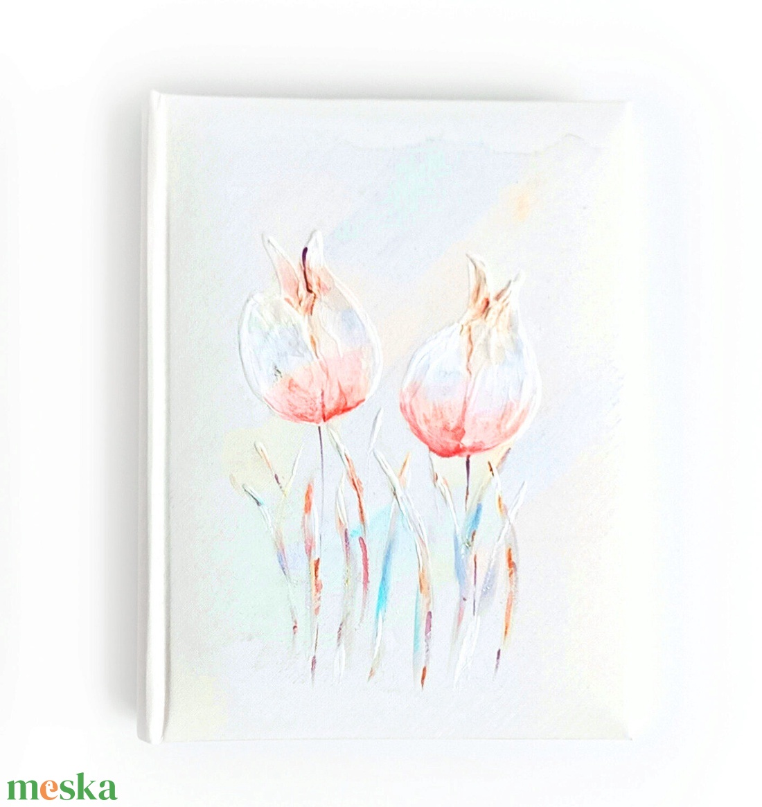 Tulipános fotóalbum 13x18 cm-es fotóknak - esküvő - emlék & ajándék - album & fotóalbum - Meska.hu