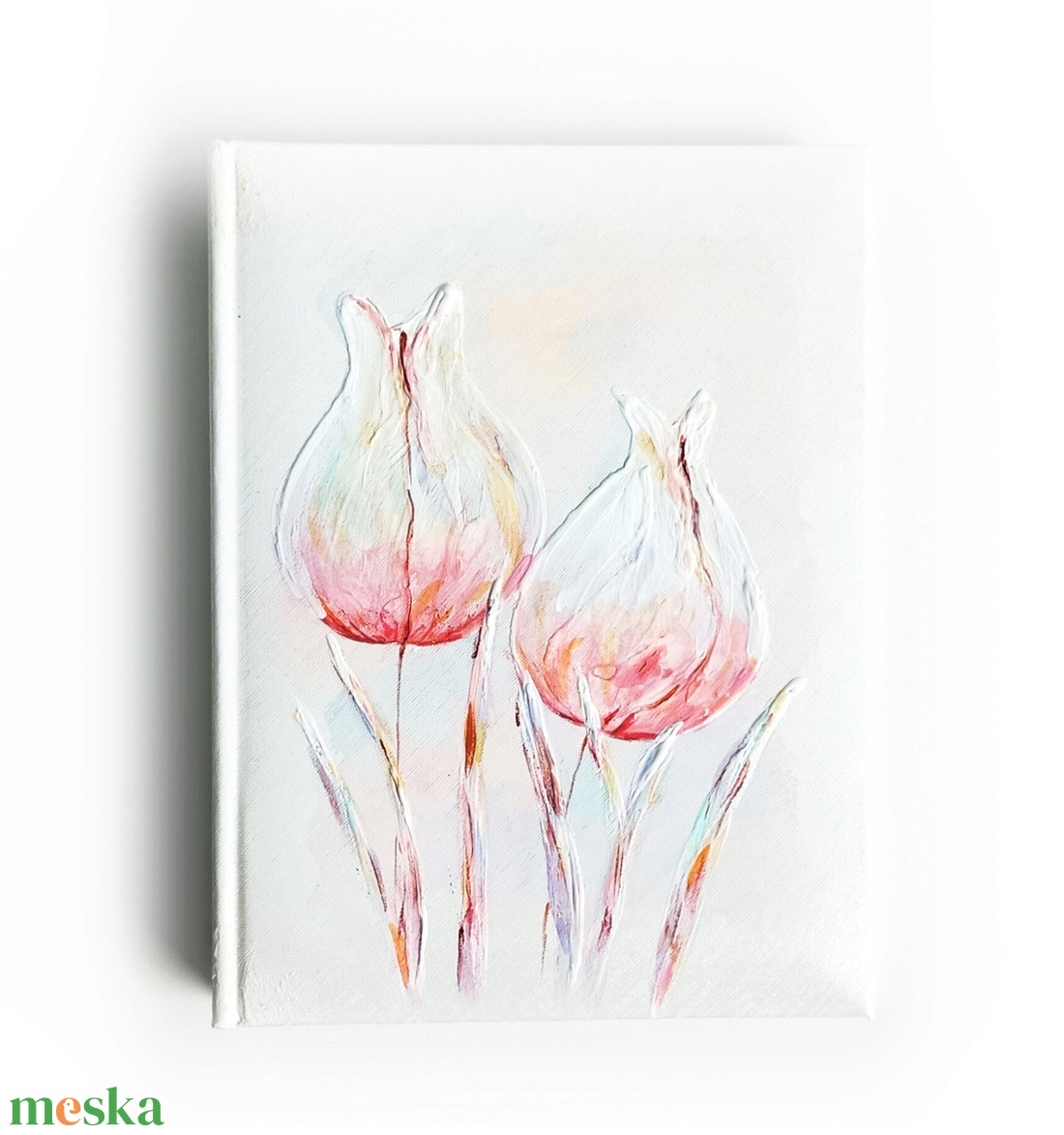 Tulipános fotóalbum 13x18 cm-es fotóknak - esküvő - emlék & ajándék - album & fotóalbum - Meska.hu