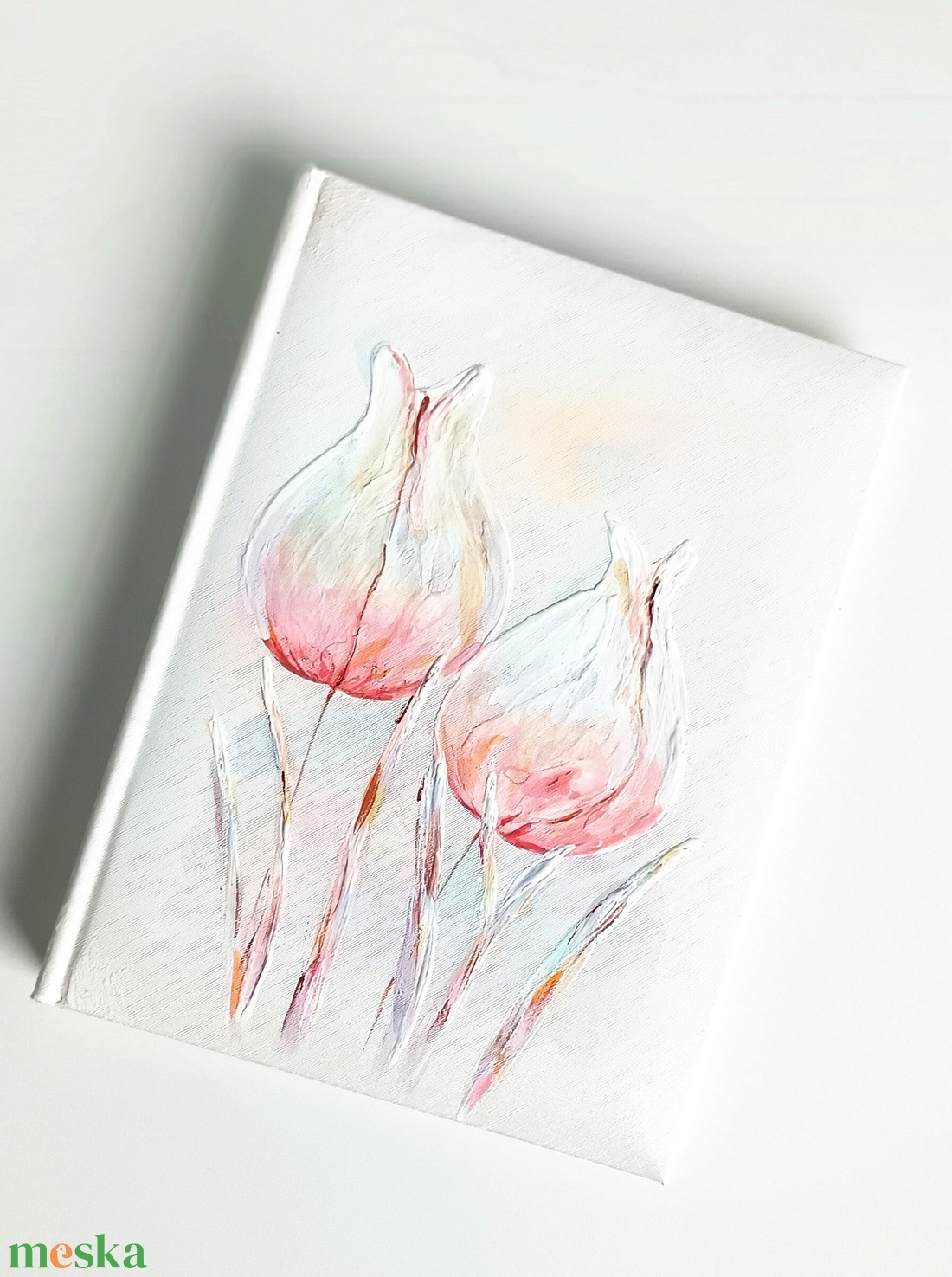 Tulipános fotóalbum 13x18 cm-es fotóknak - esküvő - emlék & ajándék - album & fotóalbum - Meska.hu