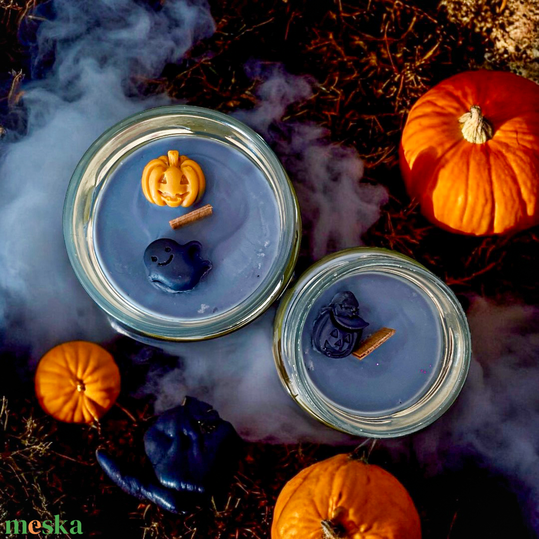 Pumpkin spice latte Sütőtök Pite Illatú Halloween-i Gyertya - otthon & életmód - gyertya, illat, aroma - gyertya - Meska.hu