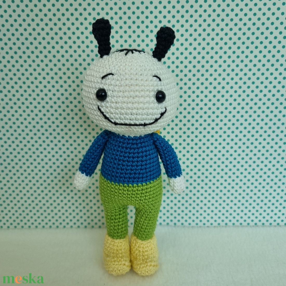 Horgolt Bogyó amigurumi - játék & sport - plüssállat & játékfigura - plüss mesefigurák - Meska.hu