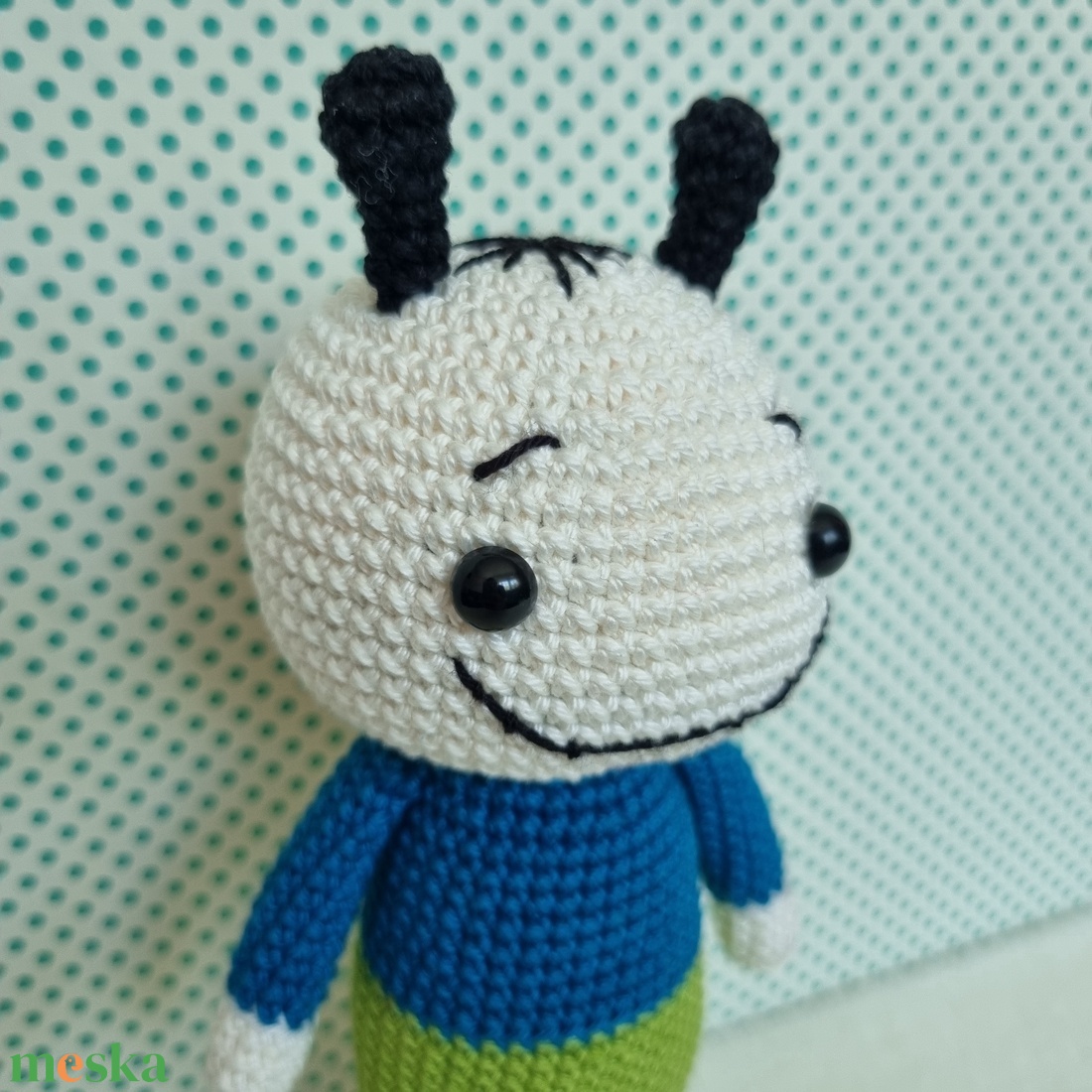 Horgolt Bogyó amigurumi - játék & sport - plüssállat & játékfigura - plüss mesefigurák - Meska.hu