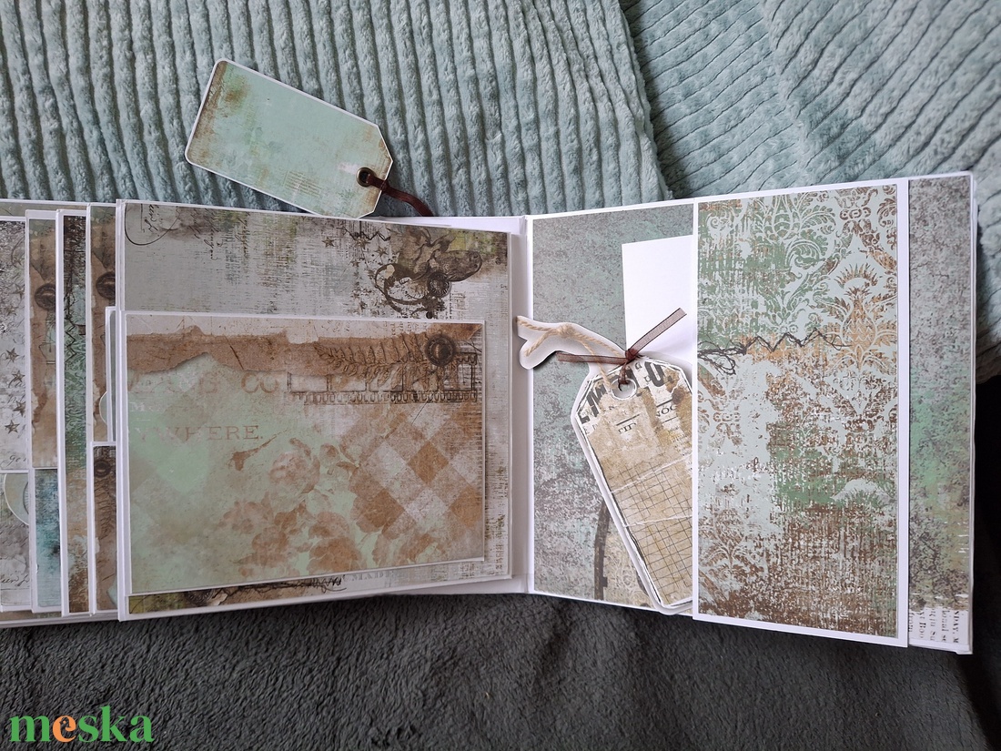 idővonal - scrapbook album - művészet - más művészeti ág - Meska.hu