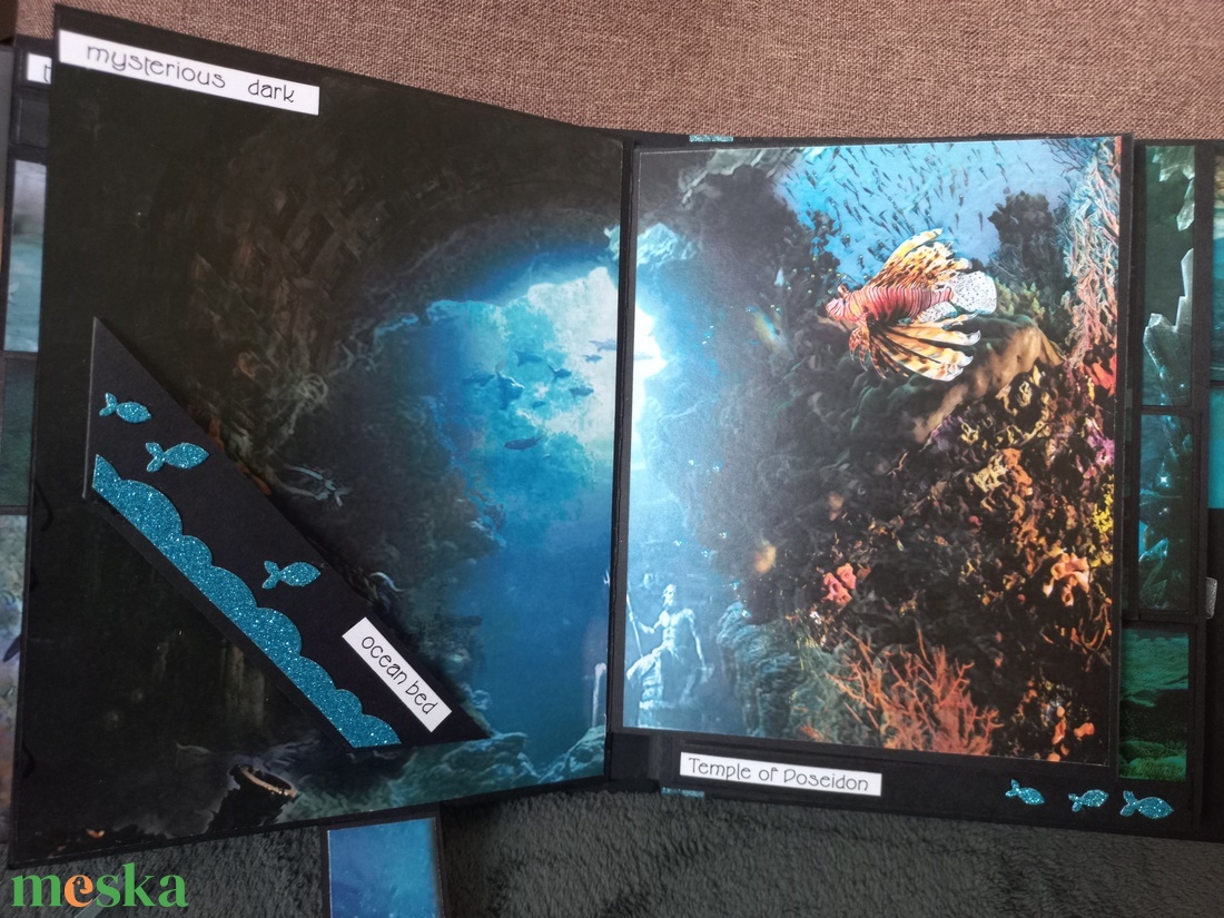 Atlantis - scrapbook album - művészet - más művészeti ág - Meska.hu