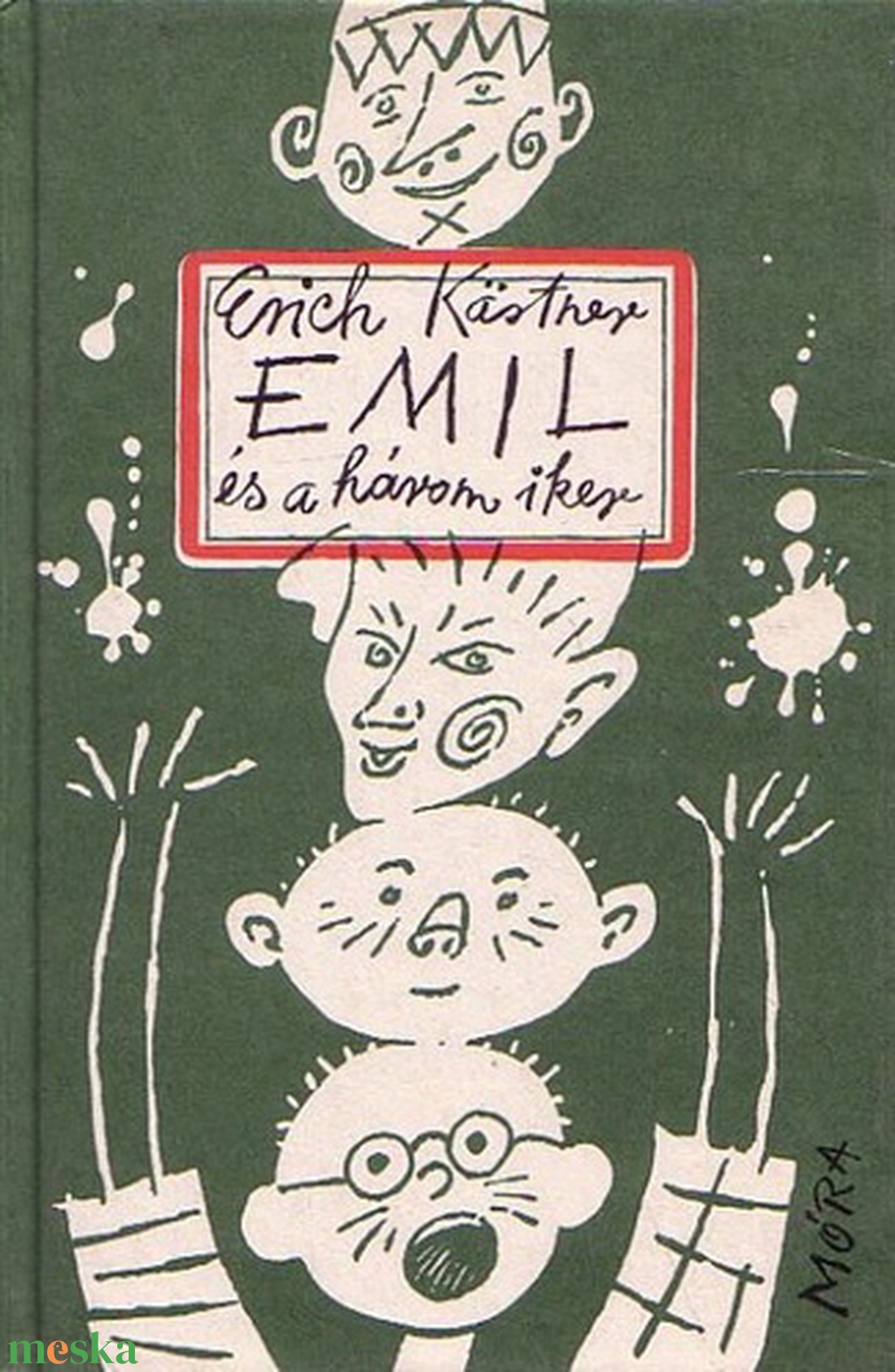 Erich Kstner: Emil és a három iker - könyv & zene - könyv - Meska.hu