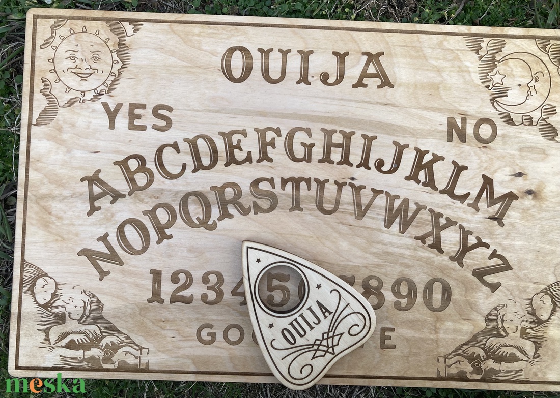 Igényes  szellem ABC vagy OUIJA board fali dísz. - otthon & életmód - dekoráció - kép & falikép - táblakép - Meska.hu