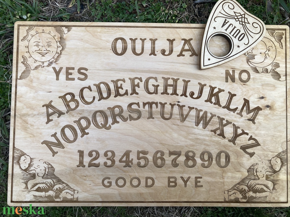 Igényes  szellem ABC vagy OUIJA board fali dísz. - otthon & életmód - dekoráció - kép & falikép - táblakép - Meska.hu