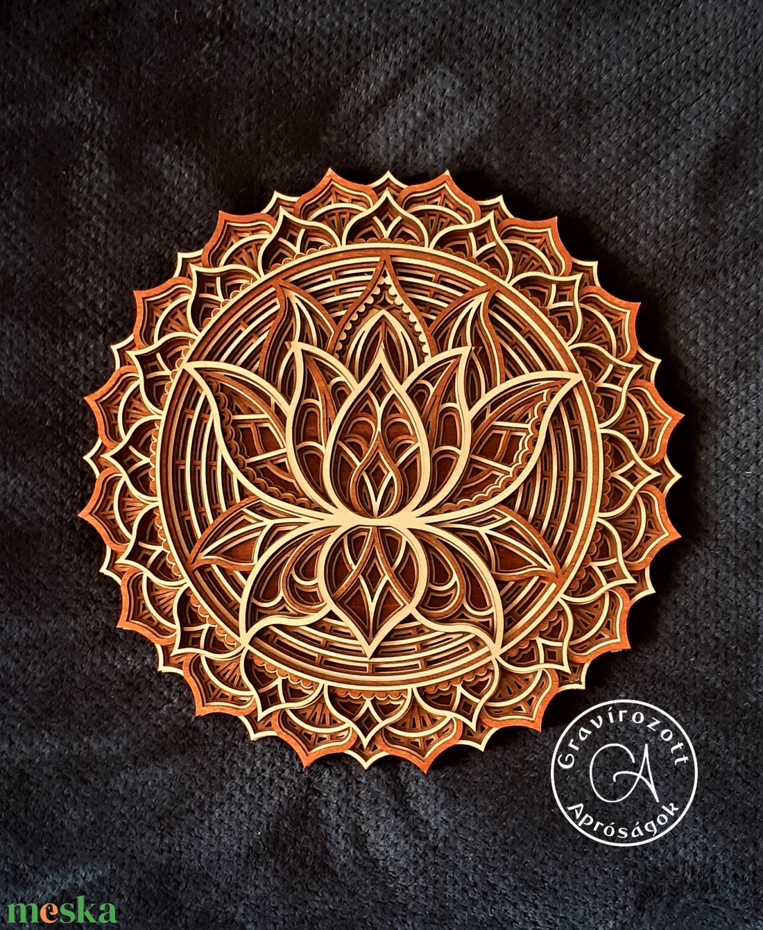 Lótusz mandala  - otthon & életmód - dekoráció - spiritualitás - mandala - Meska.hu