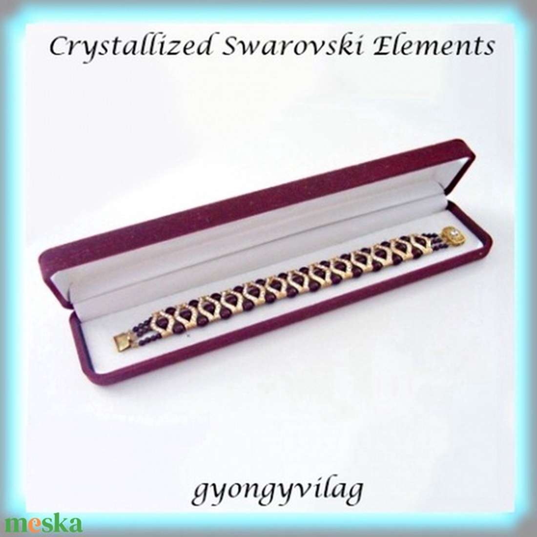 Swarovski gyöngy karkötő ABK-SW02 -  - Meska.hu