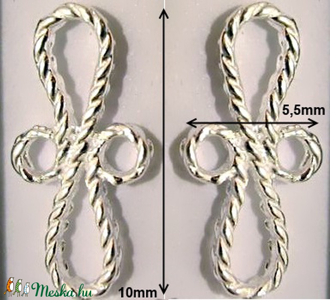 925-ös finomságú sterling ezüst kandeláber/ továbbépíthető köztes /tartó elem  EKA 06 - kellékek & szerszámok - gyöngy, ékszerkellék - egyéb alkatrész - Meska.hu