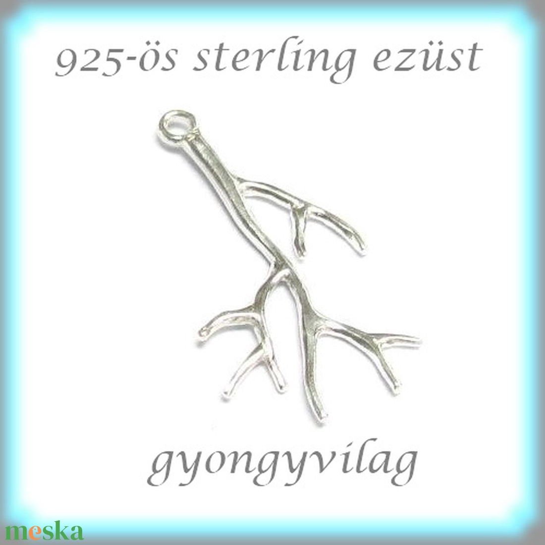 925-ös finomságú sterling ezüst kandeláber/ továbbépíthető köztes /tartó elem  EKA 41 - kellékek & szerszámok - gyöngy, ékszerkellék - egyéb alkatrész - Meska.hu