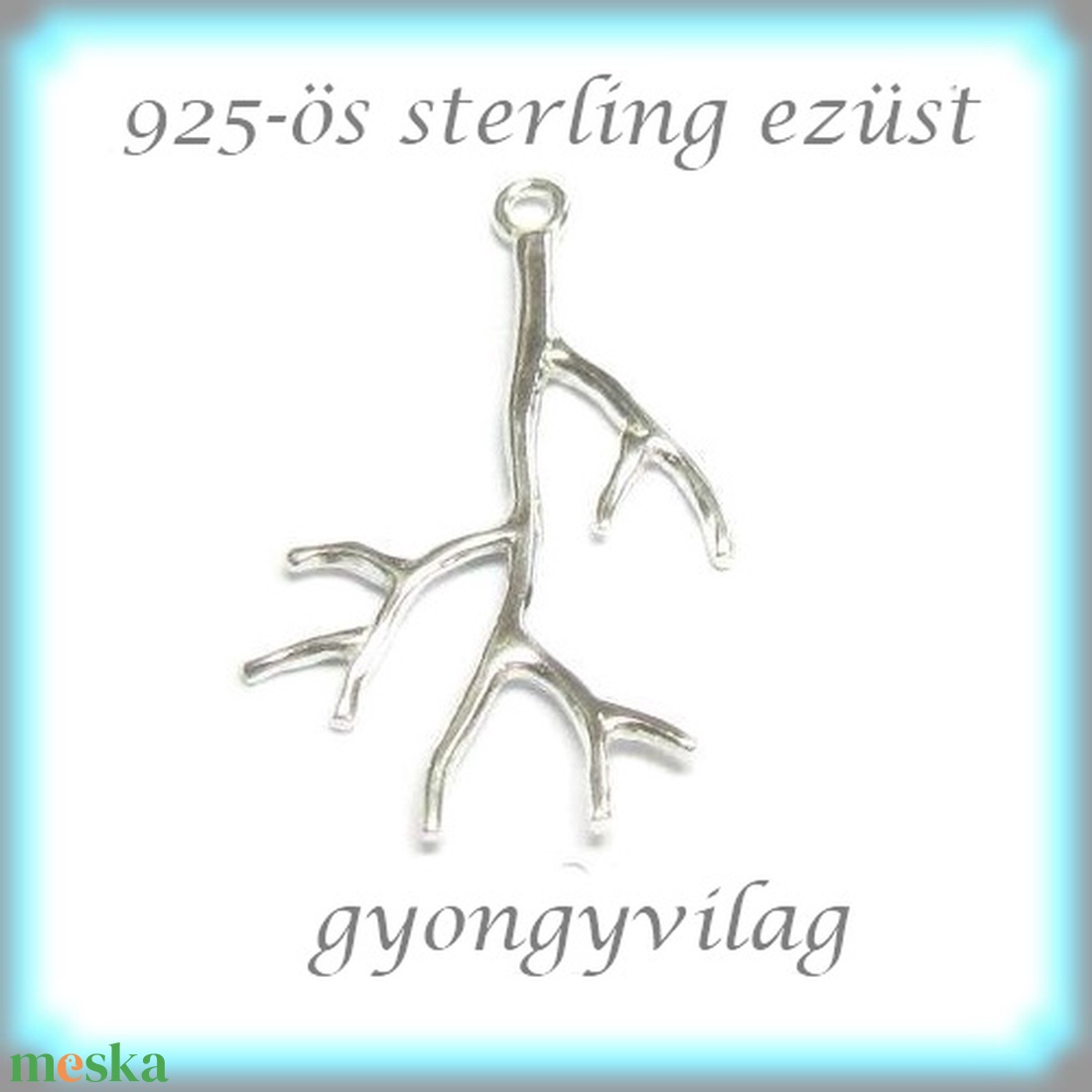 925-ös finomságú sterling ezüst kandeláber/ továbbépíthető köztes /tartó elem  EKA 41 - kellékek & szerszámok - gyöngy, ékszerkellék - egyéb alkatrész - Meska.hu