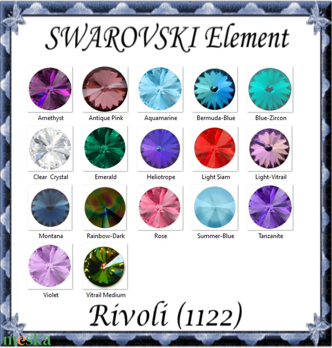 Swarovski rivolis clearance