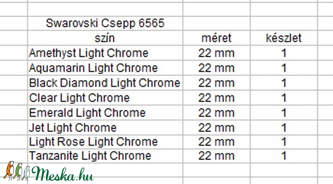 Ékszerkellék: Swarovski kristály csepp 22mm-es medál több színben SW6565-22 - kellékek & szerszámok - gyöngy, ékszerkellék - swarovski kristályok - Meska.hu