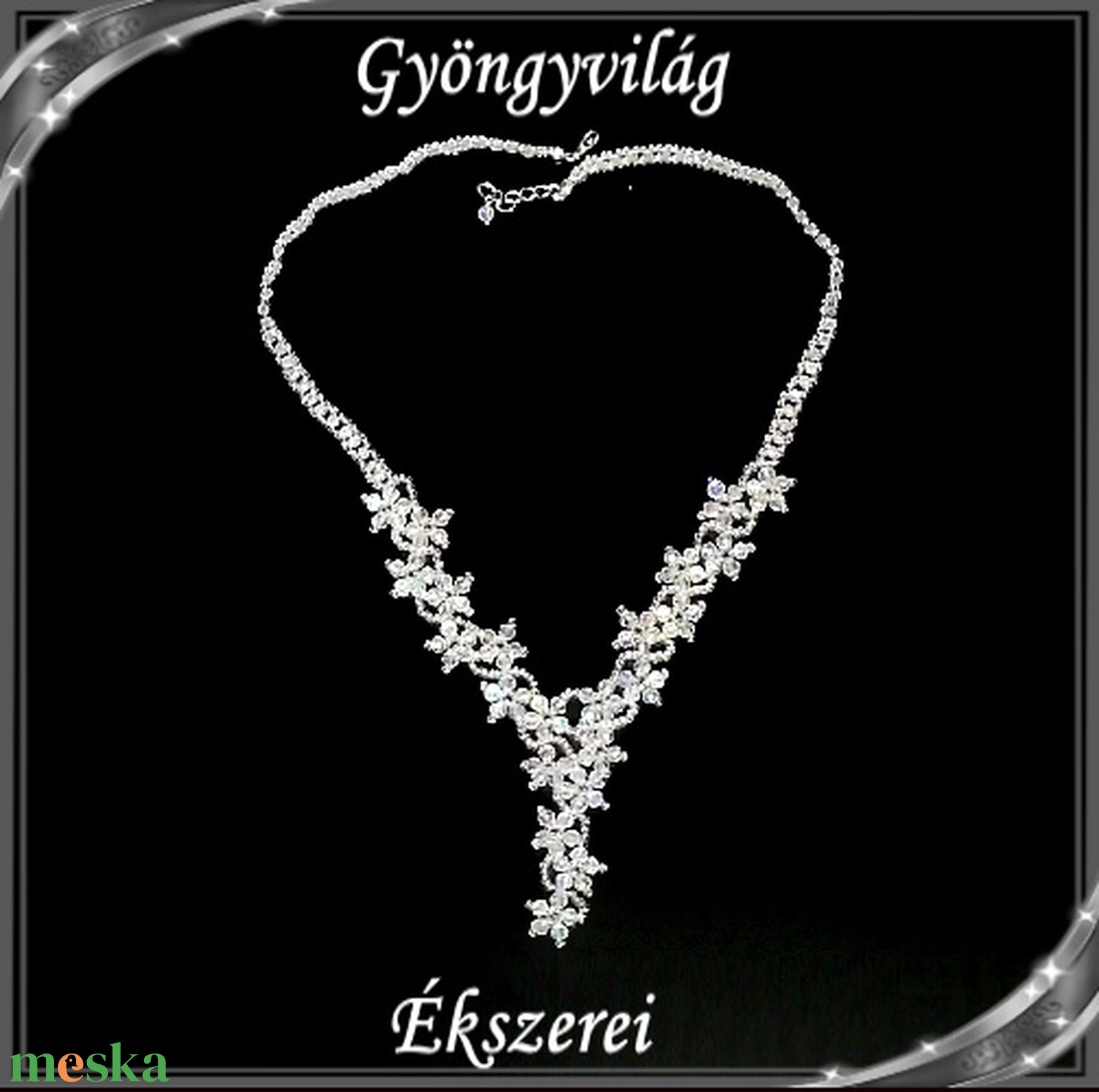 Esküvői, menyasszonyi, alkalmi ékszer szett,  SSZEB-GY02 crystal ab - esküvő - ékszer - ékszerszett - Meska.hu