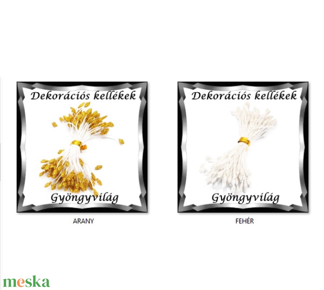 Dekorációs kellék: egyéb DEK-E 05 50db/25pár - kellékek & szerszámok - dekorációs kellékek - figurák - Meska.hu