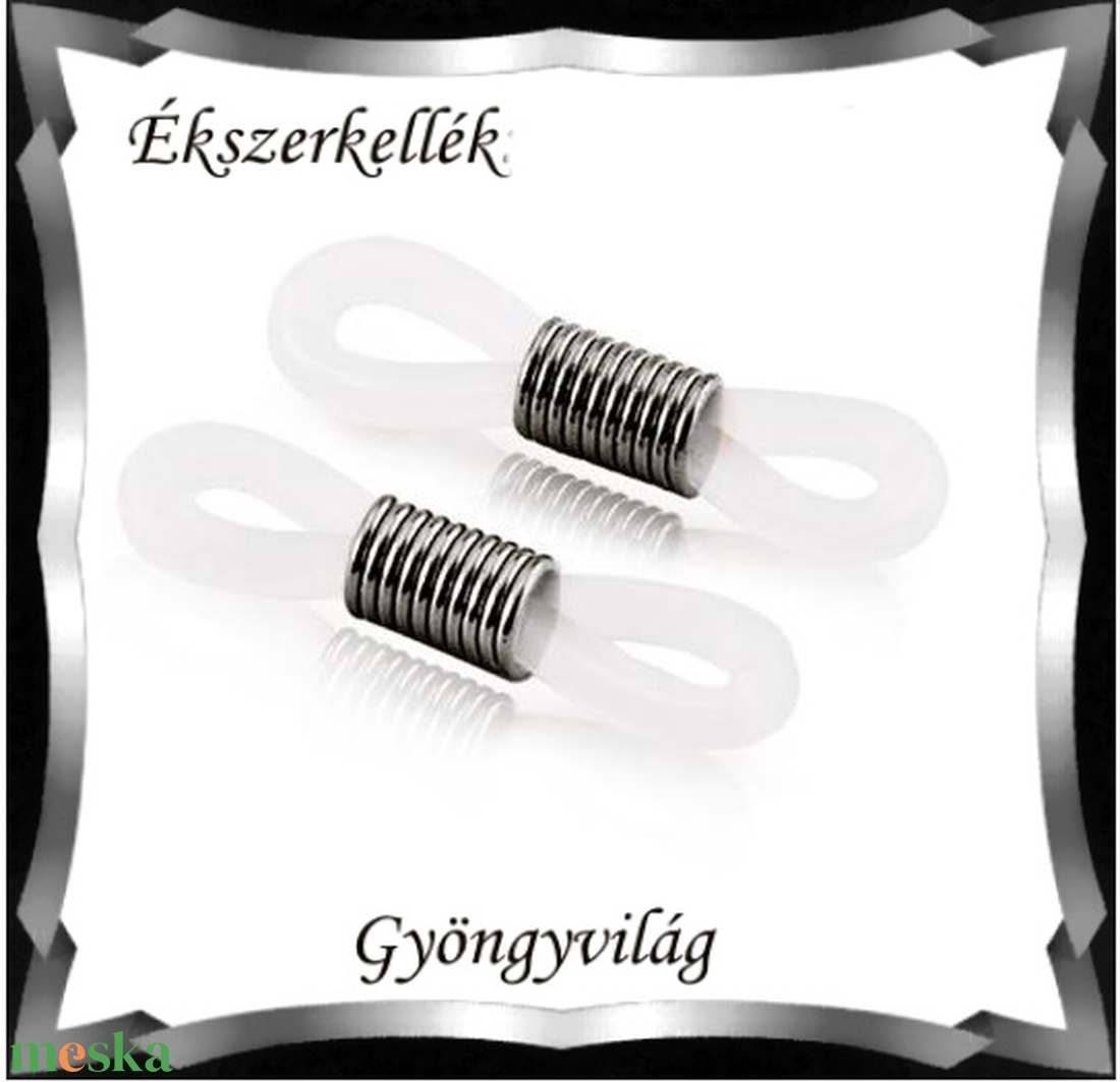 Ékszerkellék: egyéb/ szemüveglánchoz gumi gyűrű 10db BEK-EK01 - kellékek & szerszámok - gyöngy, ékszerkellék - egyéb alkatrész - Meska.hu