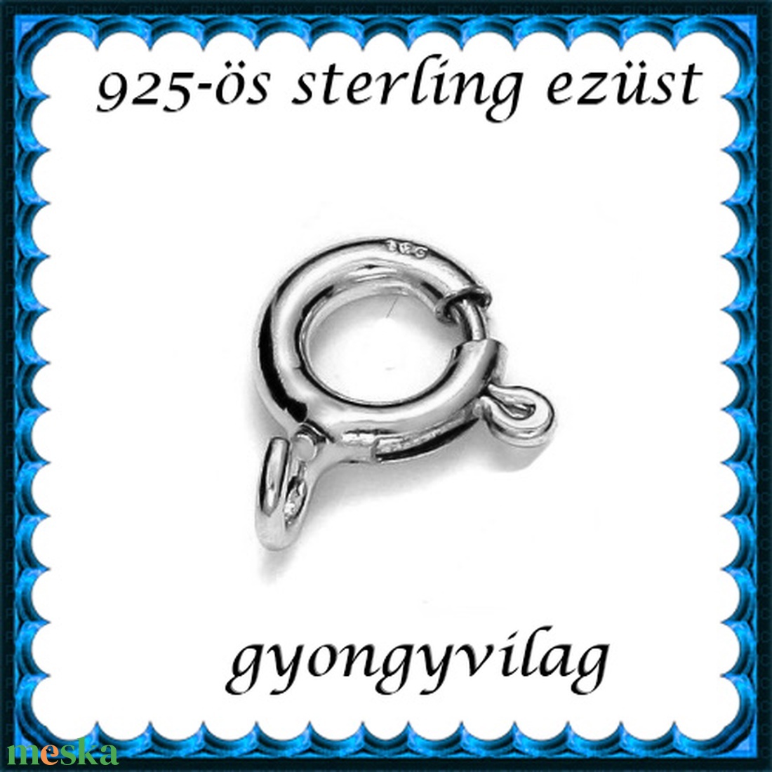 925-ös sterling ezüst ékszerkellék: lánckalocs ELK 1S 12-1-9,25e - kellékek & szerszámok - gyöngy, ékszerkellék - egyéb alkatrész - Meska.hu