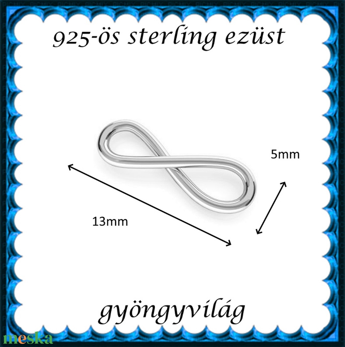 925-ös finomságú sterling ezüst kandeláber/ továbbépíthető köztes /tartó elem  EKA 72-2 - kellékek & szerszámok - gyöngy, ékszerkellék - egyéb alkatrész - Meska.hu