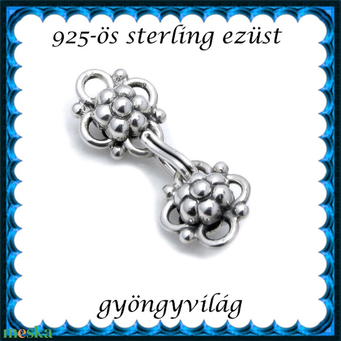 925-ös sterling ezüst ékszerkellék: lánckalocs ELK 1S 32B - kellékek & szerszámok - gyöngy, ékszerkellék - swarovski kristályok - Meska.hu