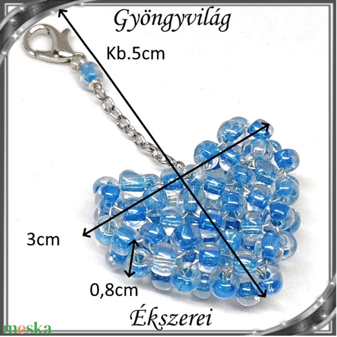 Kulcstartó-fityegő: szív  több szinben SKT 04-1 Valentin-napra - táska & tok - kulcstartó & táskadísz - kulcstartó - Meska.hu