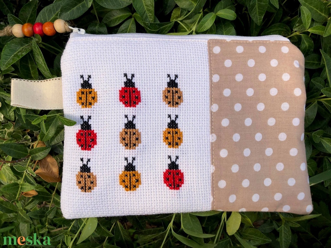 PURE LADYBIRDS. Katicás tolltartó vagy kozmetikai táska. - táska & tok - neszesszer - Meska.hu