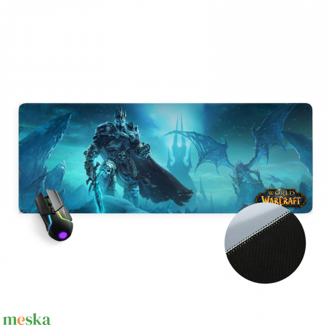 World of warcraft Gaming, gamer egérpad prémium - művészet - textilkép - egyéb - Meska.hu