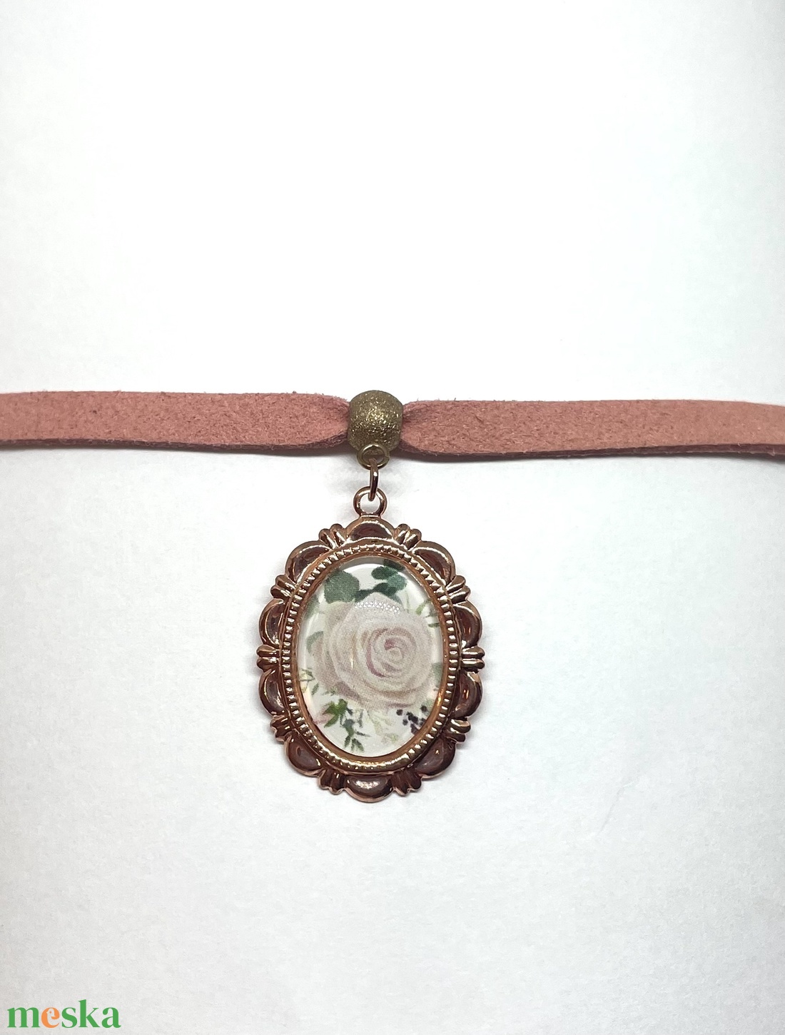 Rose Gold Dream - Choker nyaklánc - ékszer - nyaklánc - cameo nyaklánc - Meska.hu