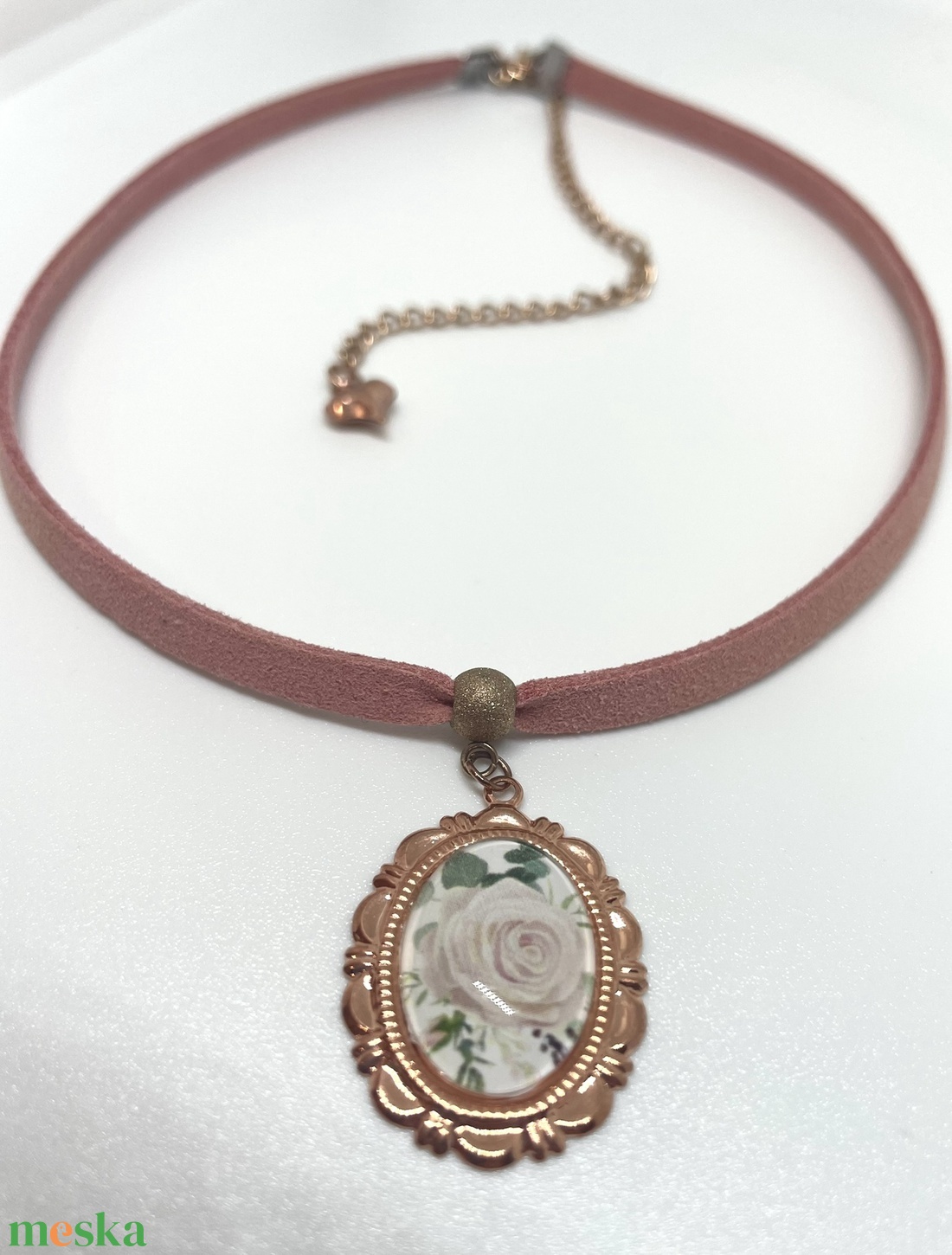 Rose Gold Dream - Choker nyaklánc - ékszer - nyaklánc - cameo nyaklánc - Meska.hu