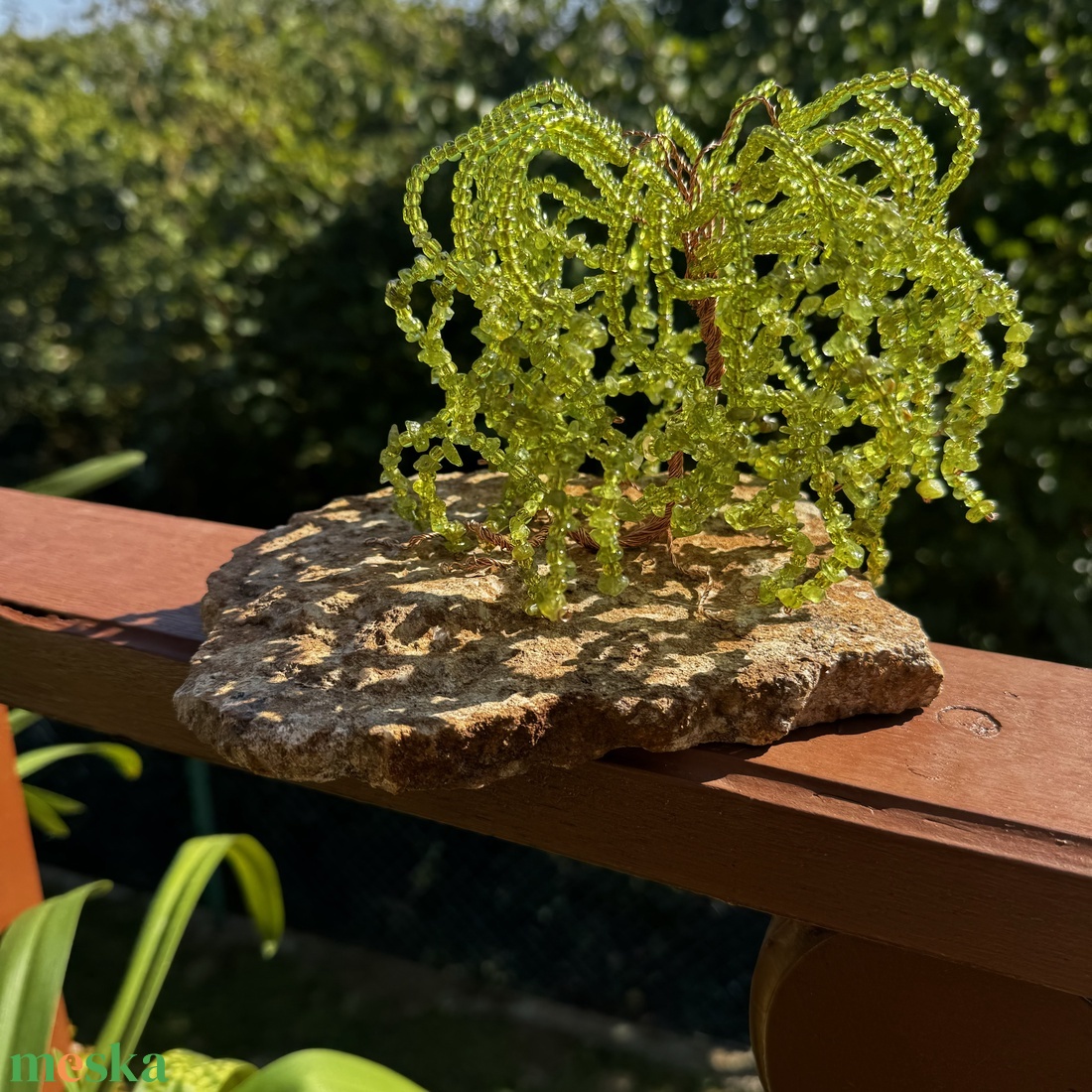 Bonsai kristály Ékszerfa szerencsefa, életfa, pénzfa, kristályfa zöld peridot kvarc kövekből drágakő fa - otthon & életmód - dekoráció - asztal és polc dekoráció - gyöngyfa, ásványfa - Meska.hu