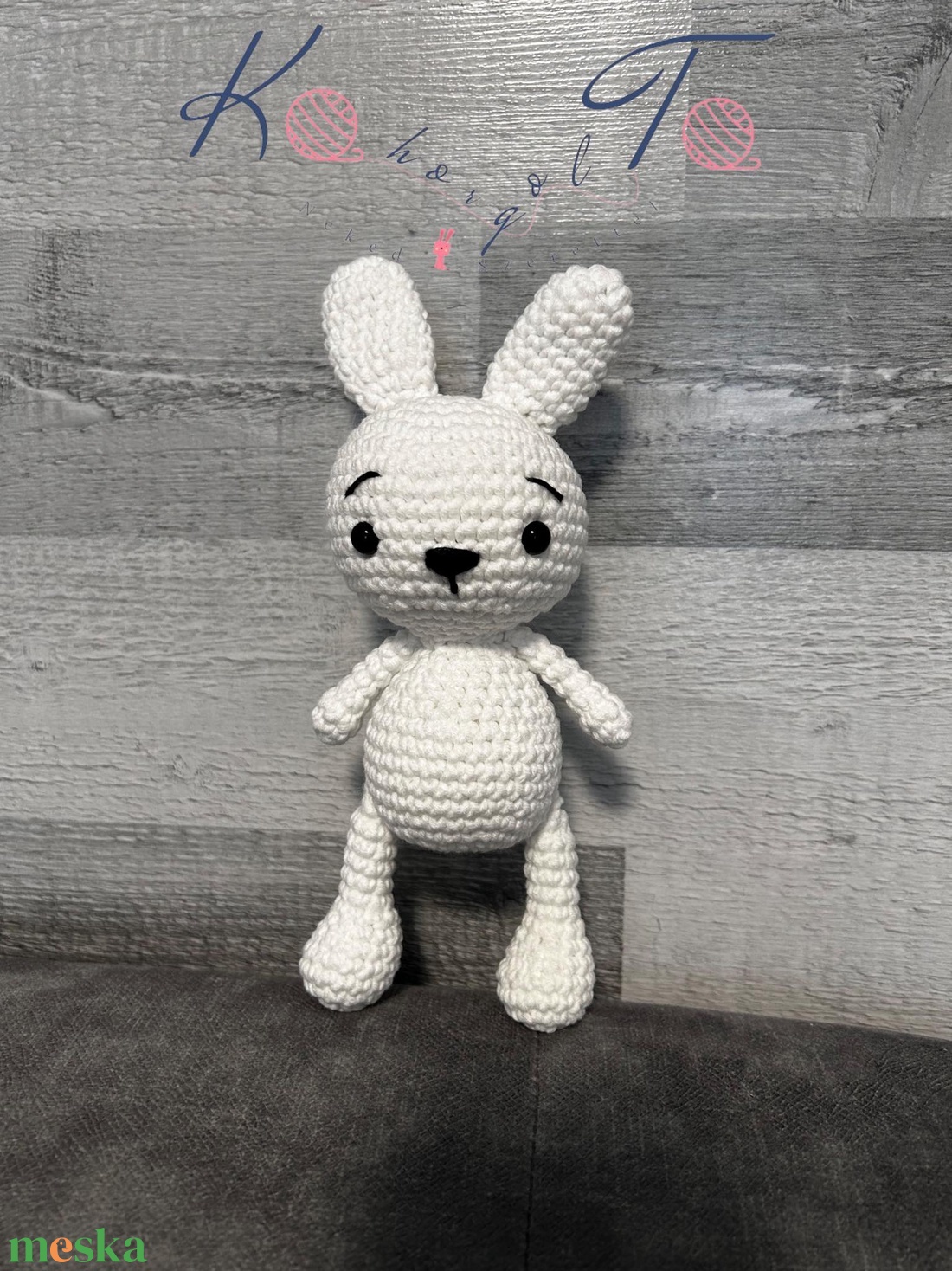 Horgolt amigurumi nyuszi - játék & sport - plüssállat & játékfigura - nyuszi - Meska.hu