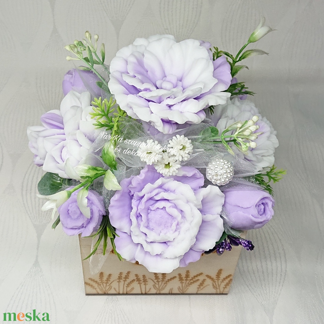 Boldog születésnapot kívánok! szappanvirág csokor - otthon & lakás - dekoráció - virágdísz és tartó - csokor & virágdísz - Meska.hu