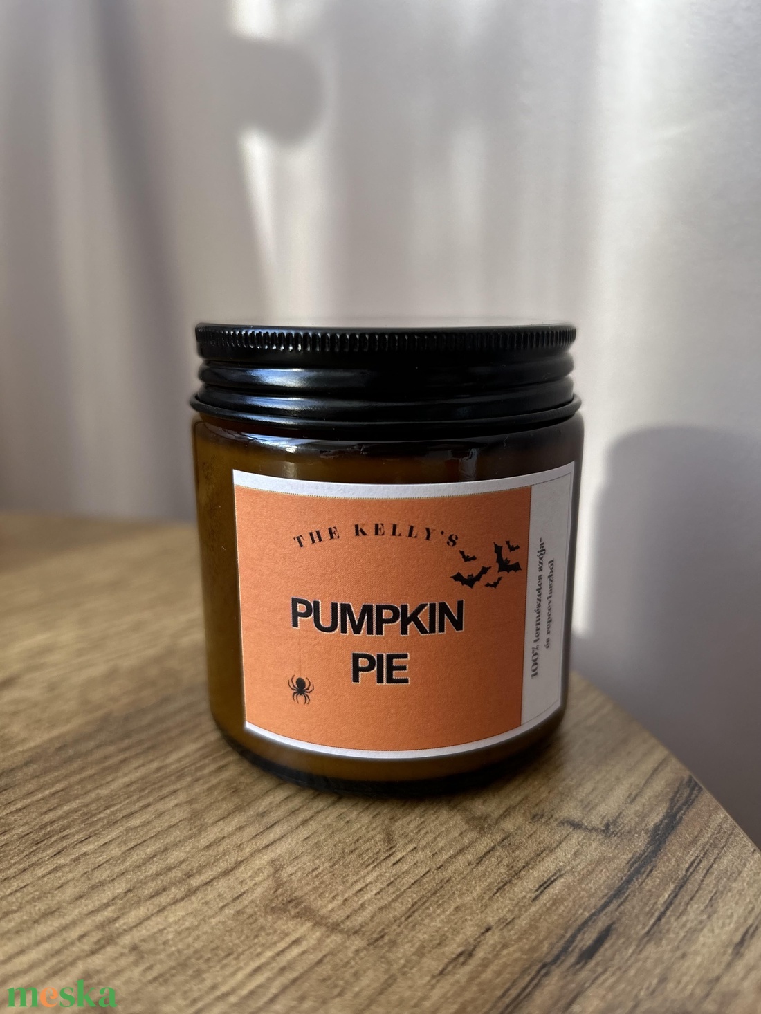 Pumpin Pie- Sütőtök pite gyertya 100g - otthon & lakás - gyertya, illat, aroma - gyertya - Meska.hu