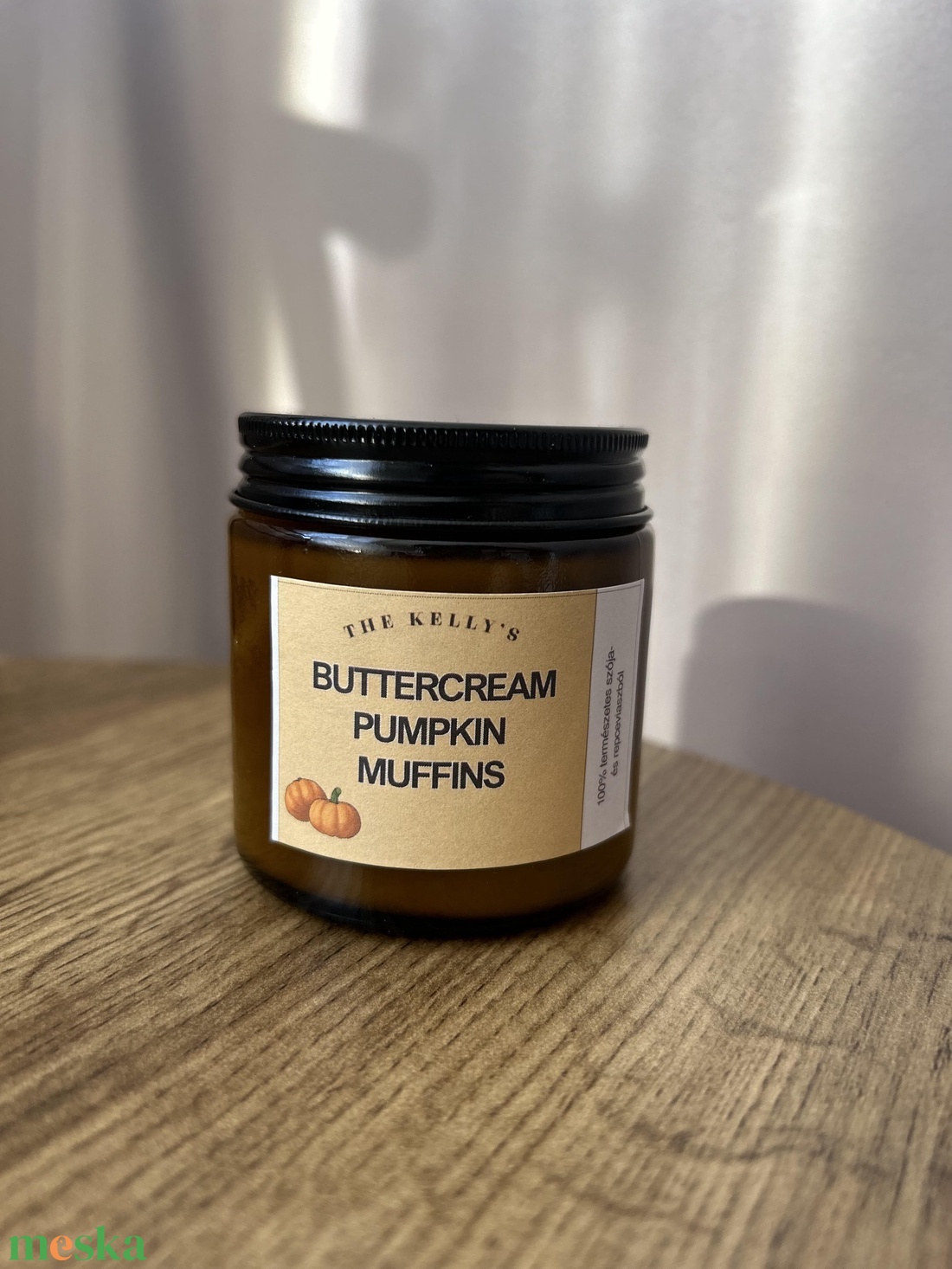 Buttercream Pumpkin Muffin gyertya 100g  - otthon & lakás - gyertya, illat, aroma - gyertya - Meska.hu