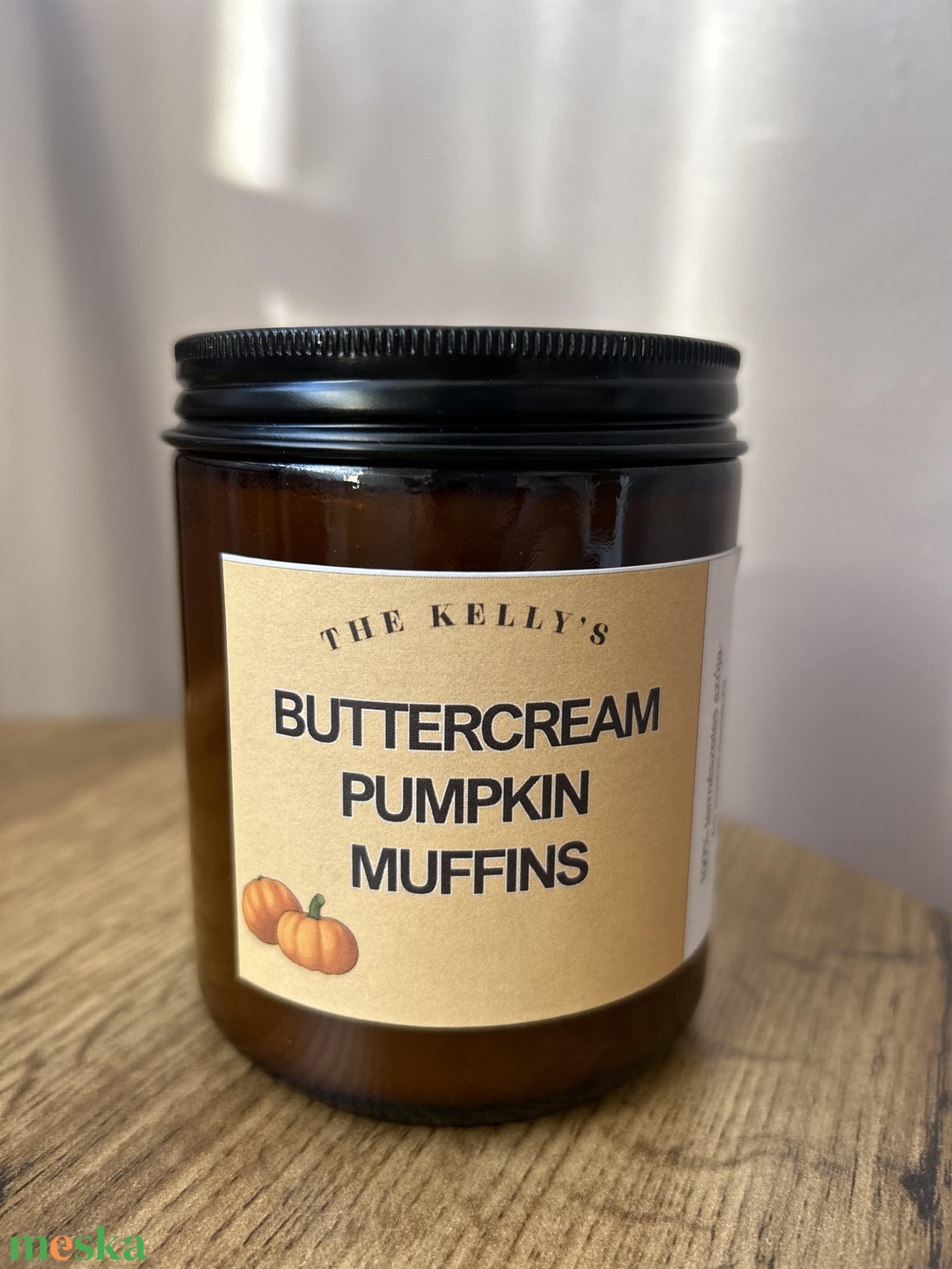  Buttercream Pumpkin Muffin gyertya 200g - otthon & lakás - gyertya, illat, aroma - gyertya - Meska.hu