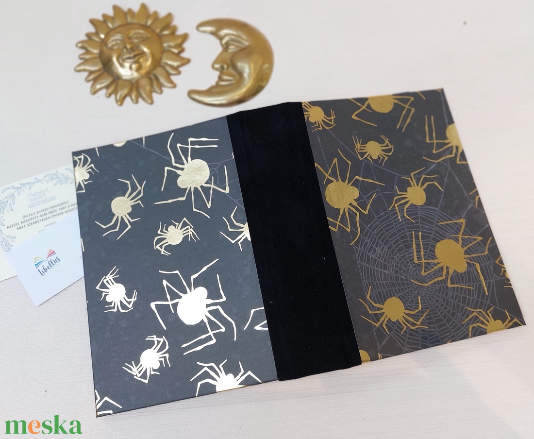 Golden Spiders - otthon & életmód - papír írószer - jegyzetfüzet & napló - Meska.hu