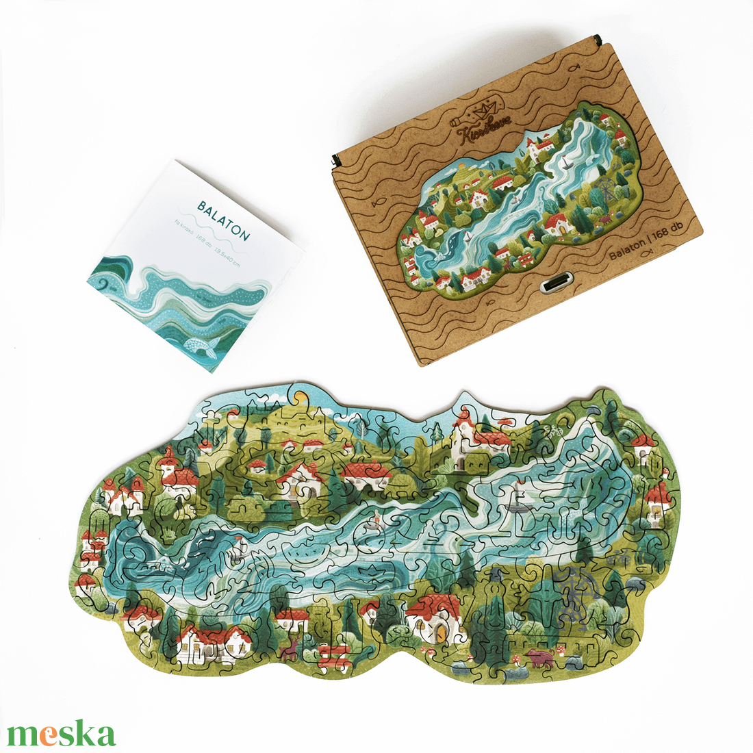 Balaton fa kirakó - játék & sport - puzzle - kirakó, kocka kirakó - Meska.hu