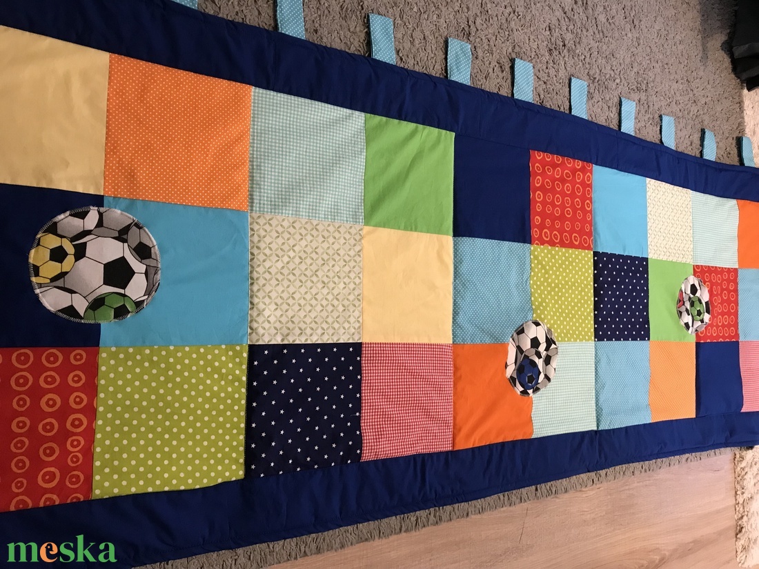 Patchwork falvédő, takaró sok színből - otthon & életmód - lakástextil - falvédő - Meska.hu