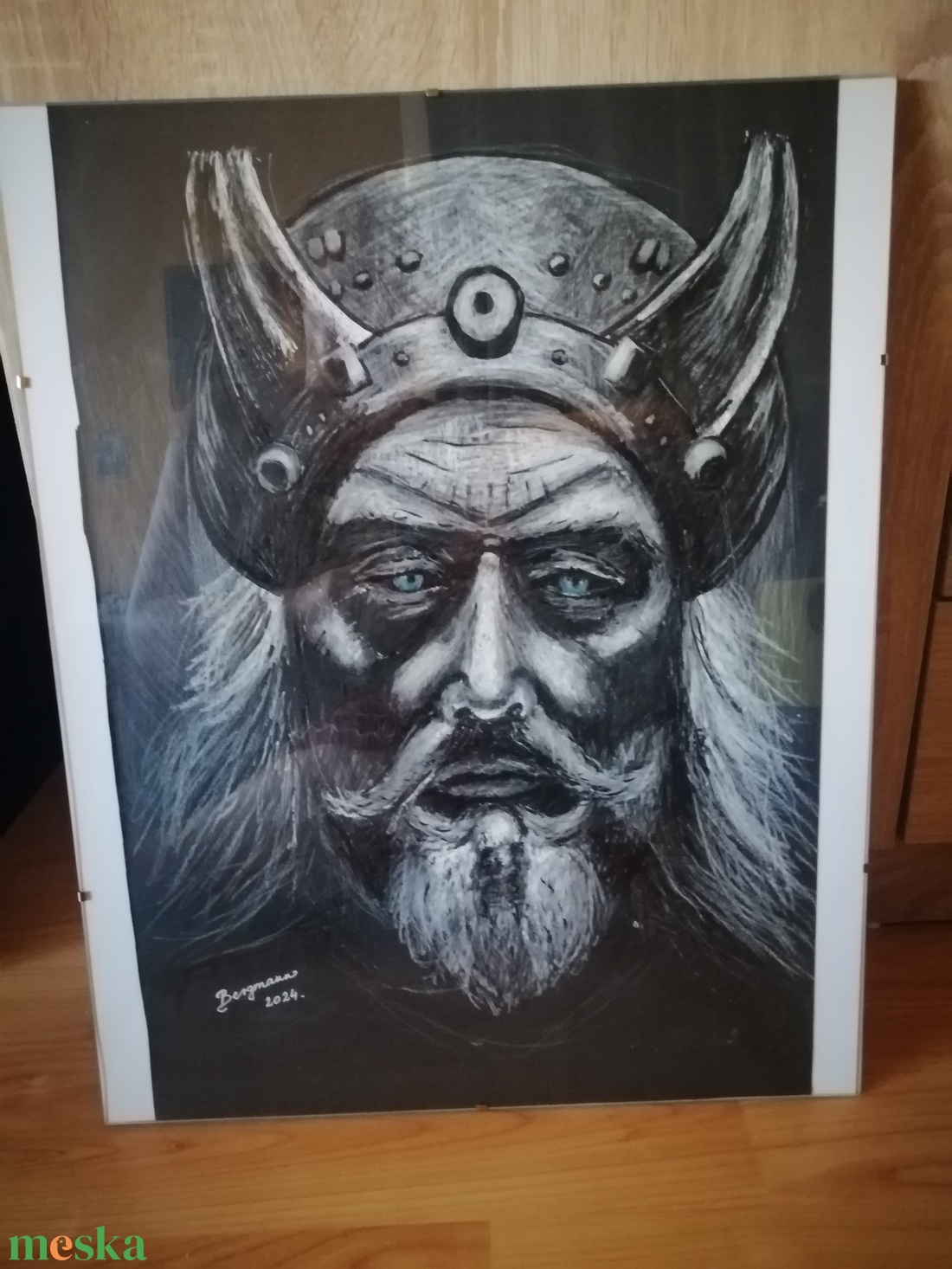 Viking - művészet - grafika & illusztráció - ceruzarajz - Meska.hu