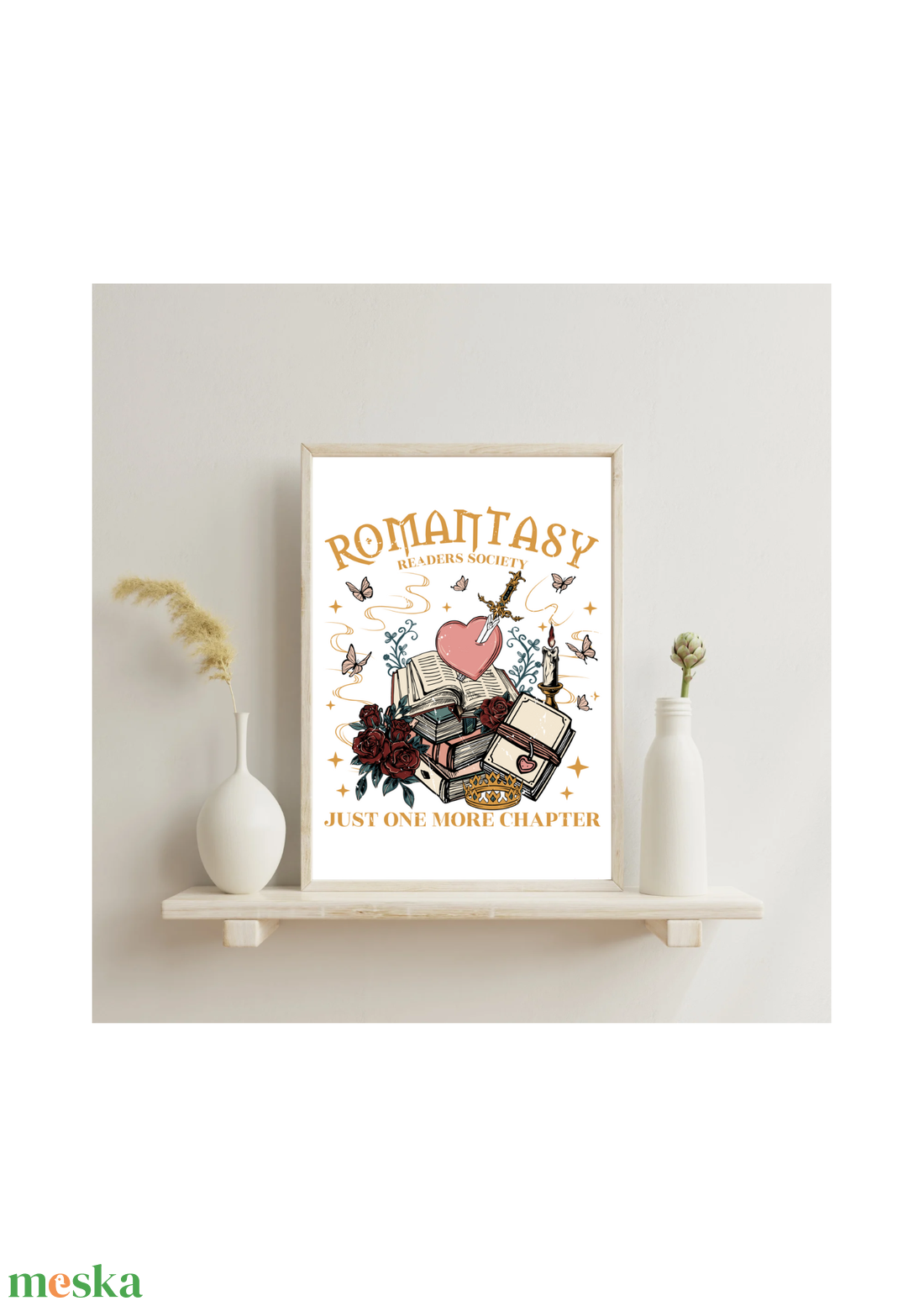 Romantasy print könyvmolyoknak - művészet - grafika & illusztráció - egyéb rajzok - Meska.hu