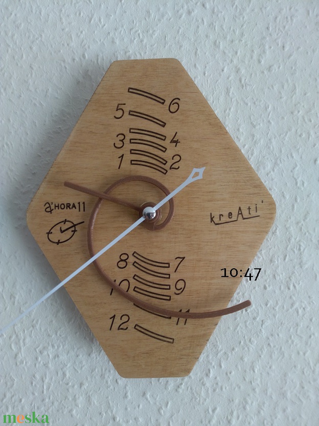 Fibonacci2 óra - /Ahora sorozat 11/ - otthon & életmód - dekoráció - fali és függő dekoráció - falióra & óra - Meska.hu