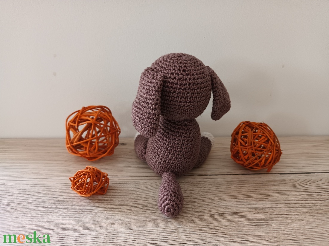 Amigurumi kutya Blöki - játék & sport - plüssállat & játékfigura - kutya - Meska.hu