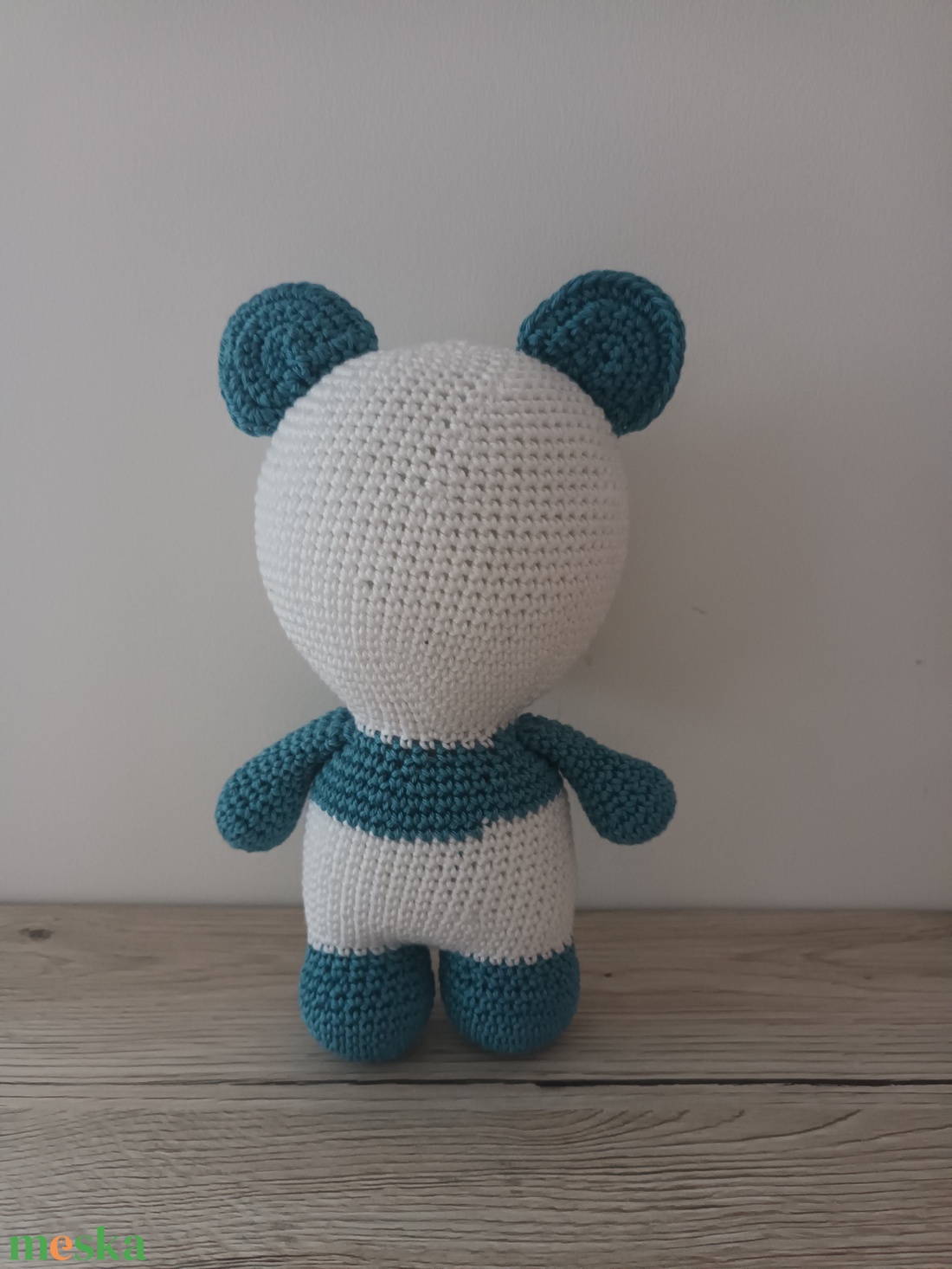 Amigurumi Panda Blue - játék & sport - plüssállat & játékfigura - más figura - Meska.hu