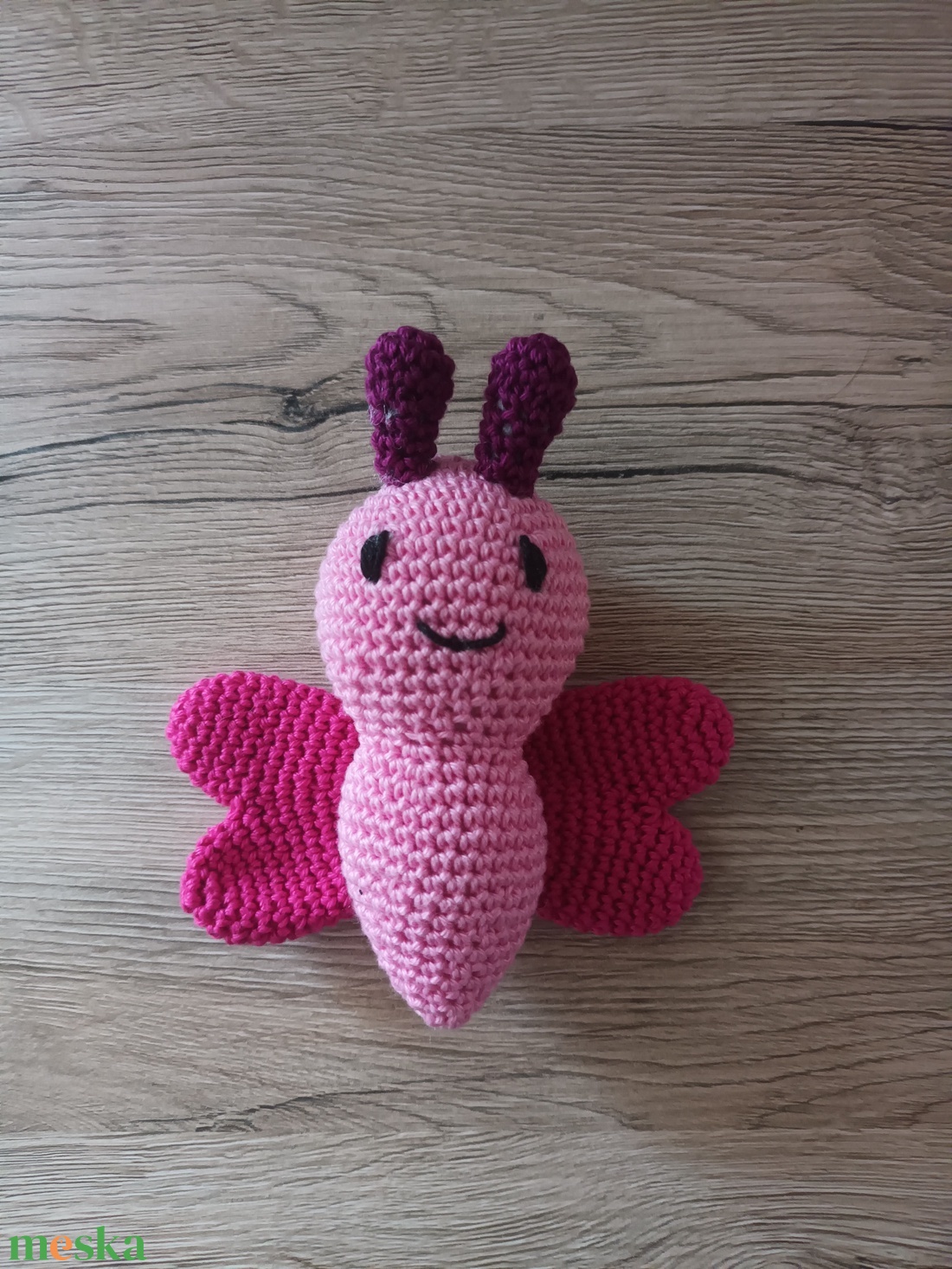 Rózi, az amigurumi pillangó - játék & sport - plüssállat & játékfigura - más figura - Meska.hu